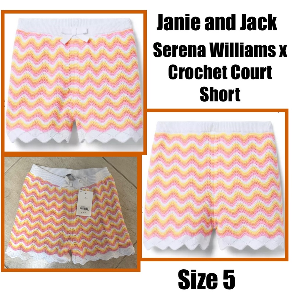 Janie and Jack Serena Williams x Crochet Court Short